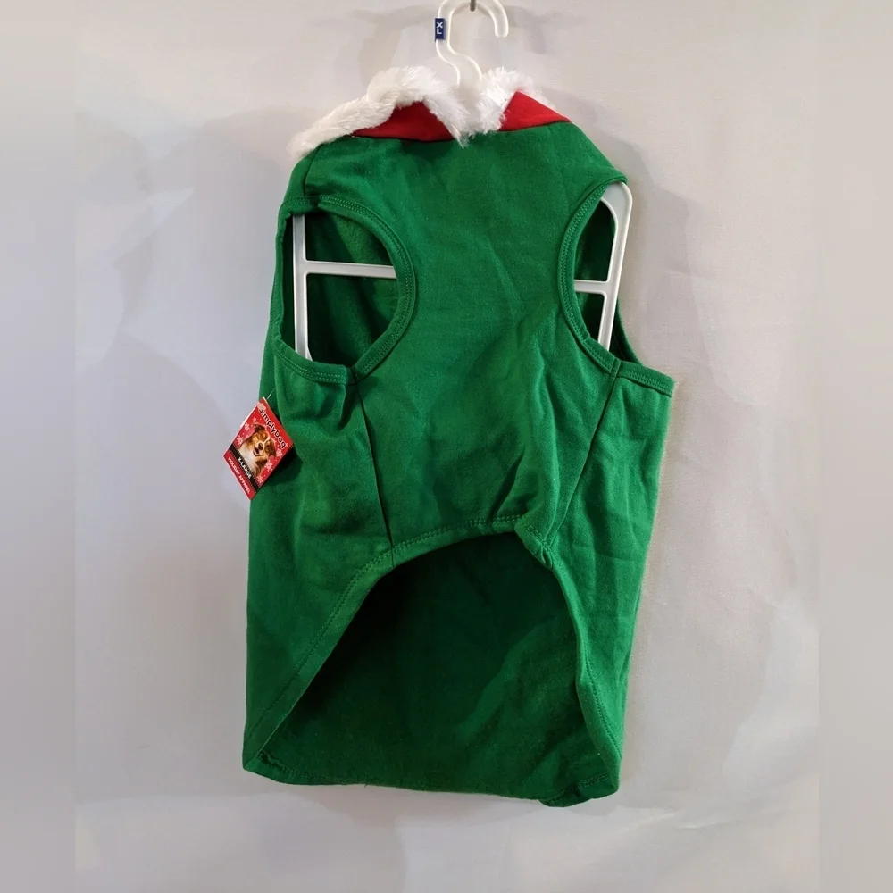 New Simply Dog Holiday Apparel with attached Christmas Santa hat!